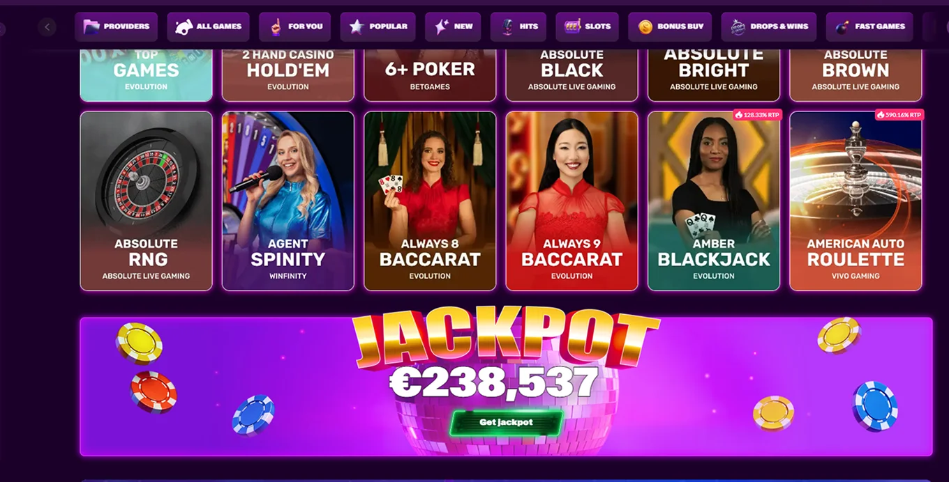 Slotrave Live-Dealer-Spiele Slotrave Live-Dealer-Spiele